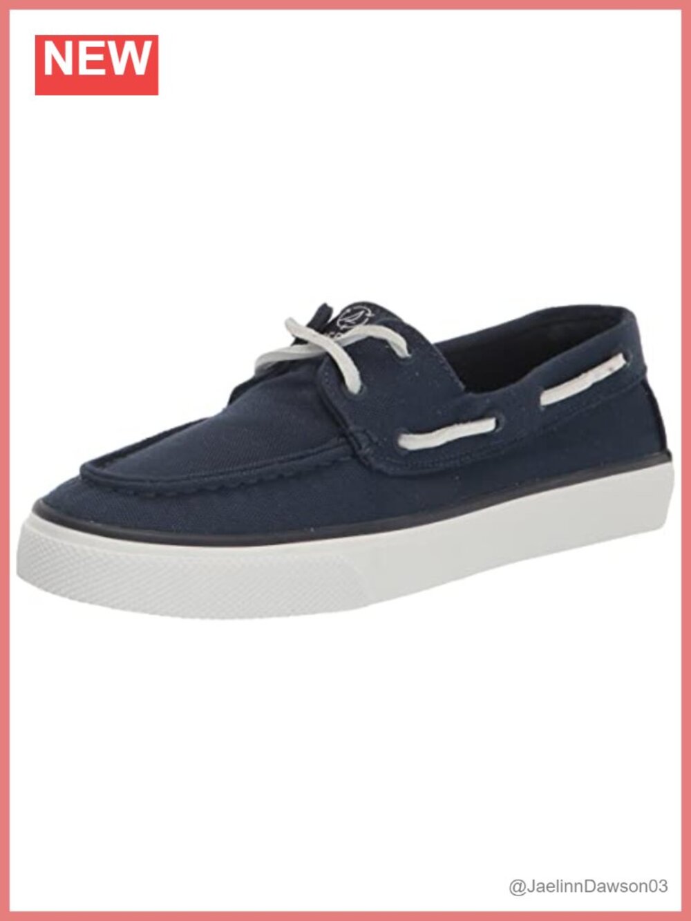 Sperry Women's Bahama 2.0 Boat Shoes - 100% Recycled Cotton, Memory Foam
